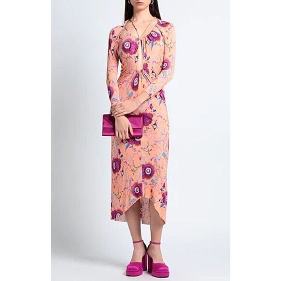 Isabel Marant Jadessi floral halter cutout midi dress sz 38 US 6 $1280 - Picture 10 of 10